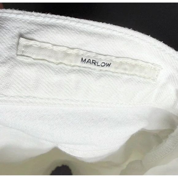 Citizens of Humanity Marlow Vintage Shorts White Denim Button Fly Women's Sz 26 - Picture 9 of 12